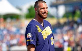 Travis Kelce Goes Viral for His National Anthem Behavior at Chiefs Game
