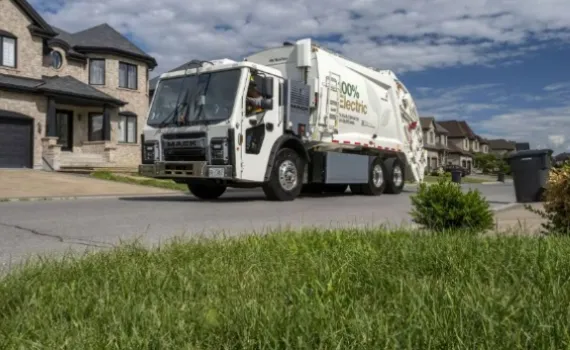 ACE Recycling & Disposal Orders Mack® LR Electric Refuse Vehicle