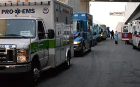 The US Department of Health says the country's emergency rooms are 78% full