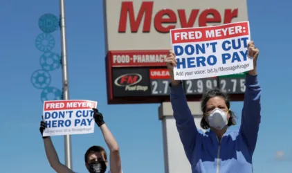 Kroger markets to stop extra pay to crisis workers