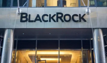 BlackRock's quarterly profit rose by half