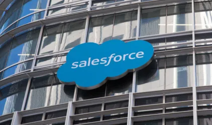 Salesforce shares down 6%