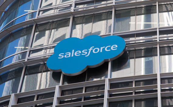 Salesforce shares down 6%